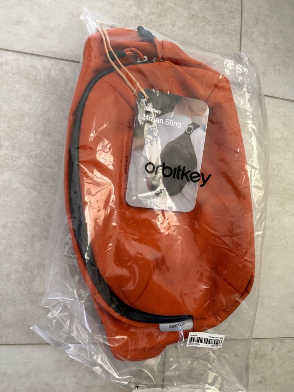 Orbitkey Urban Sling 4L Bag w YKK Zippers Terracotta New Never Opened MSRP $79 - Picture 4 of 6